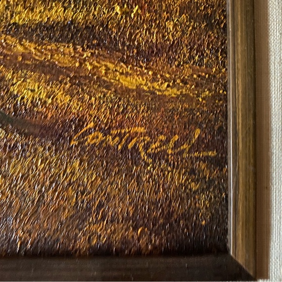 Beautiful Gold Leaf painting by Phillip Cantrell - Picture 2 of 2